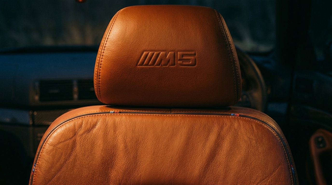 BMW M5 — длабоко чистење и реставрација на кожен ентериер